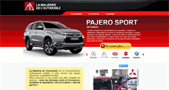 Desktop Screenshot of malienne-automobile.com